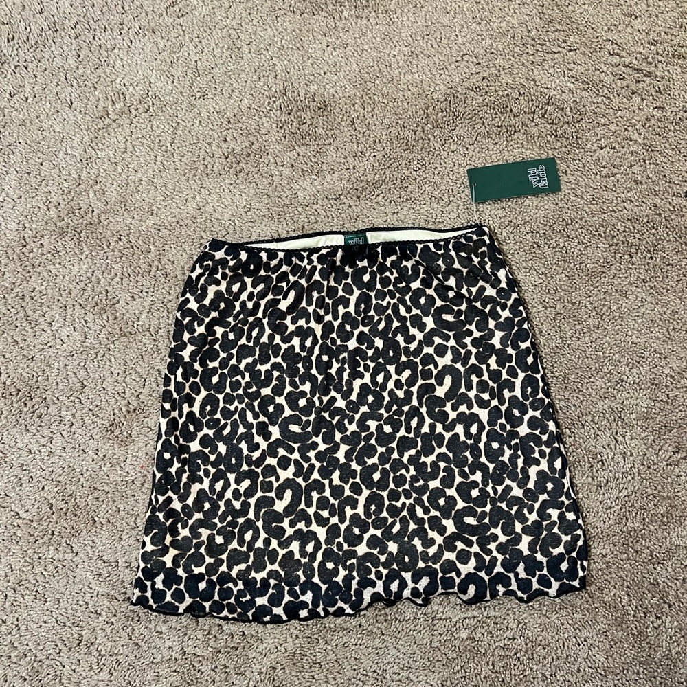 Leopard Print Skirt
